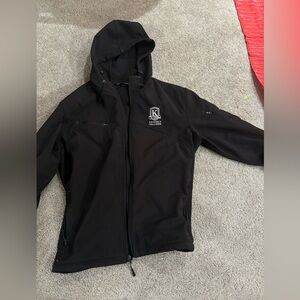 Black zip up hoodie